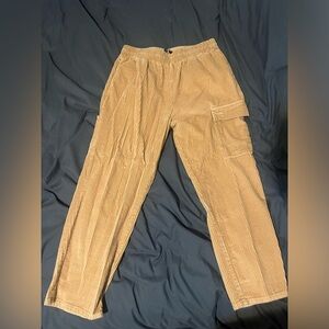 Asos Corduroy Carpenter Cargo light brown/tan pants